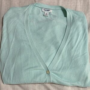 Old Navy Women's Light Green/Mint Cardigan Sweater
